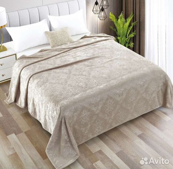 Плюшевый плед новый