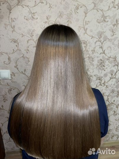 Выпрямление и лечение волос на дому