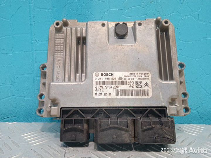 Блок управления двигателем Peugeot 308 1.6 EP6