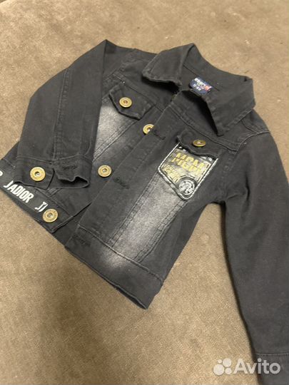 Джинсовый костюм детский