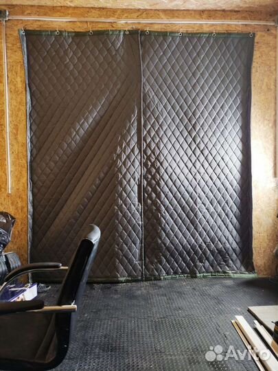 Штора утеплённая для гаража