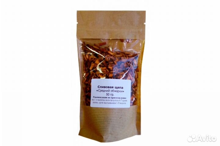 Сливовая щепа (средний обжиг), 50гр