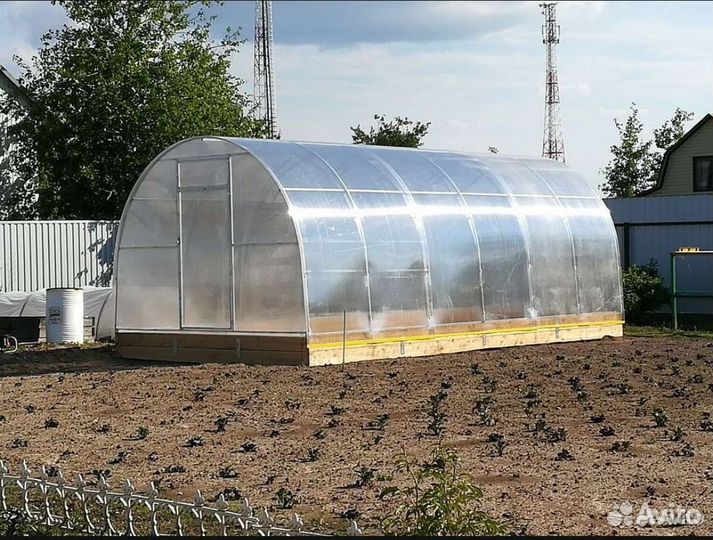 Теплица усиленная оцинкованная