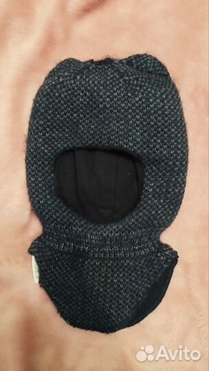 Шапка шлем для мальчика 46 48