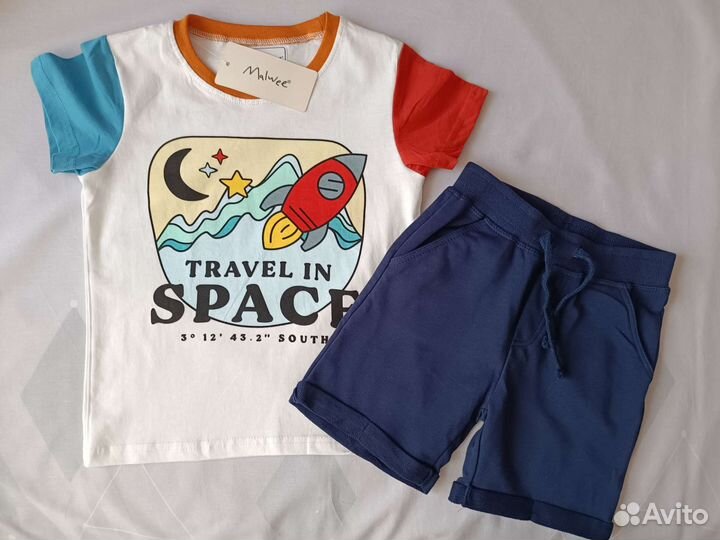 Костюм для мальчика (футболка + шорты)