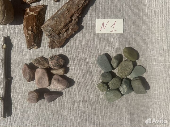 Монтессори набор природный материал для поделок