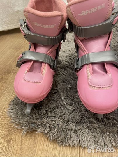 Коньки раздвижные 31 34