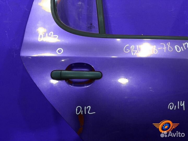 Дверь задняя правая Skoda Fabia 2 хетчбэк BBM 1.2L