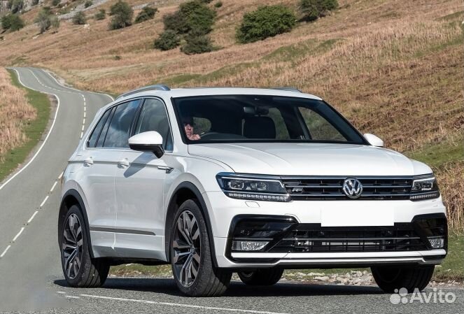 Tiguan 16-20 передний бампер в сборе R-line