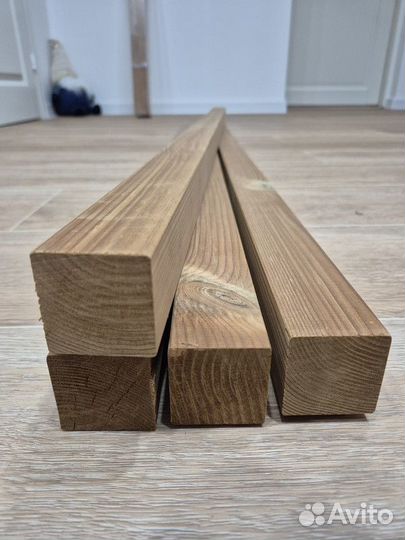 Брусок деревянный из ообработанной сосны 40х60х3000