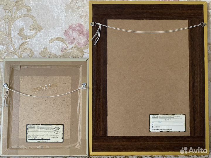 Картины из гобелена 2шт, панно Бабочка