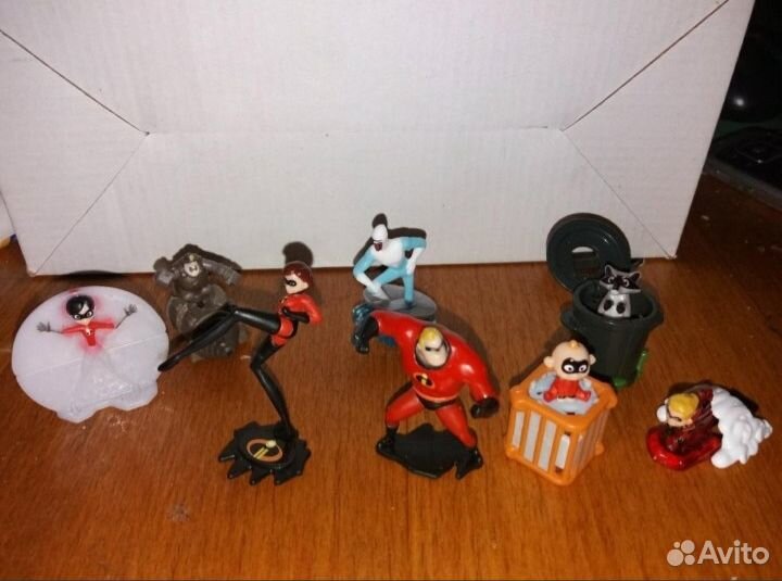 Суперсемейка игрушки из киндер сюрприза