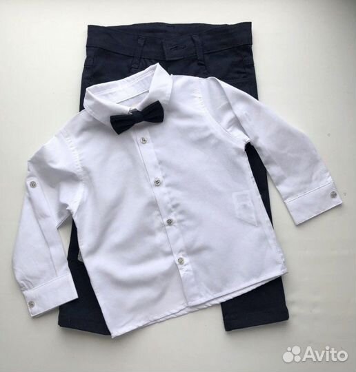 Костюм утренник брюки рубашка на мальчика