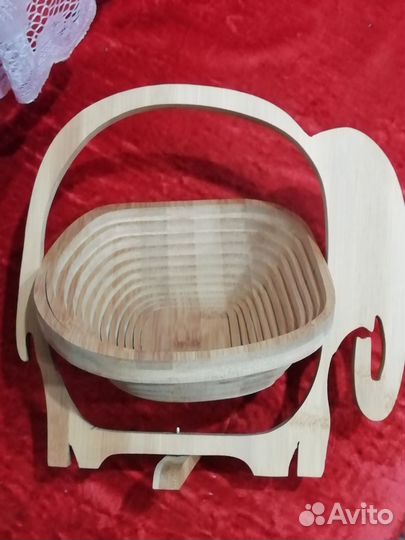 Фруктовница деревянная