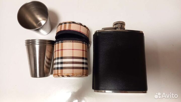 Фляжка, стопки