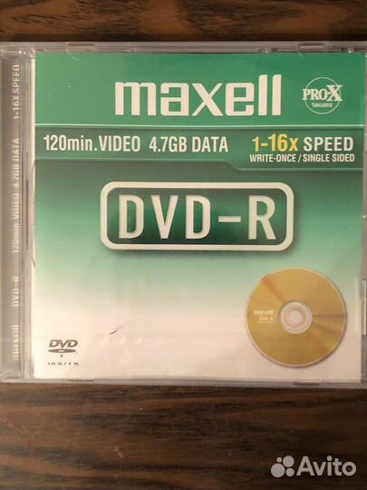 Болванки dvd-r maxell