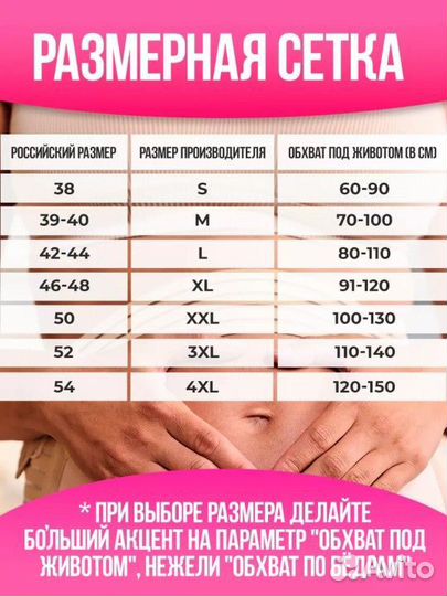 Бандаж для беременных 6в1