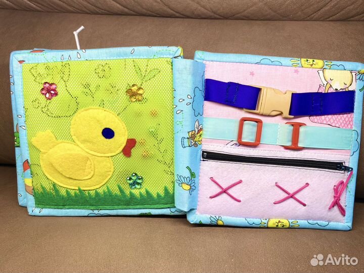 Развивающая книжка для малыша фетр