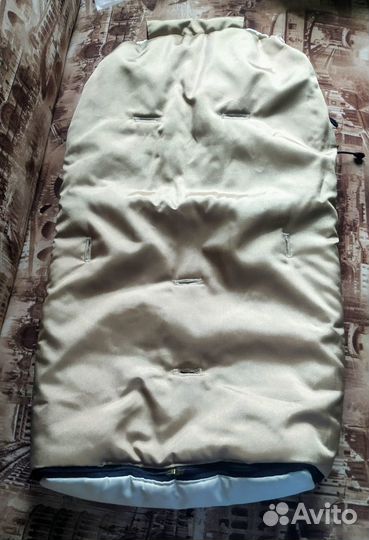 Меховой конверт из овчины в коляску