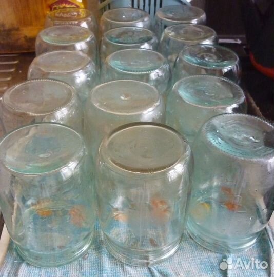 Банки стеклянные 3 л 9 штук