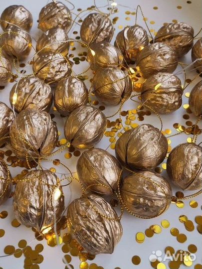 Золотые орешки с предсказанием 10шт