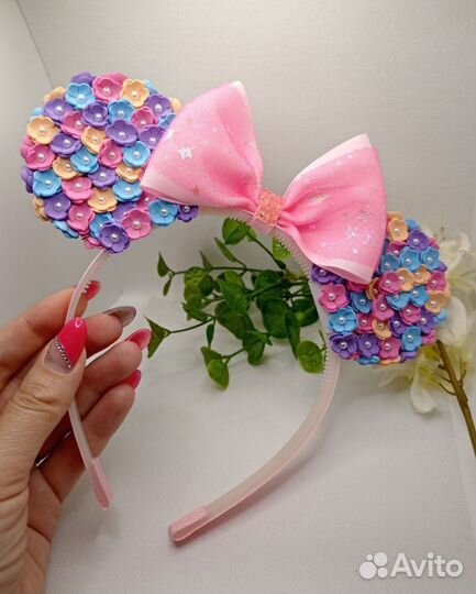 Ободок для волос ручной работы