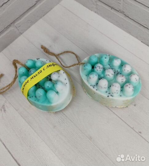 Массажное мыло с люфой