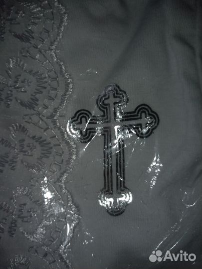 Крестильная рубашка и чепчик