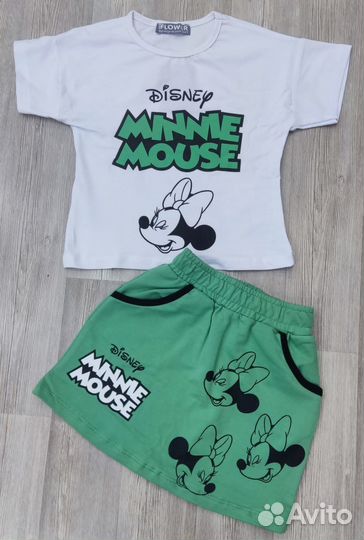 Костюм с юбкой для девочки 104-128