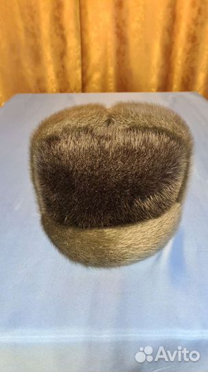 Мужская зимняя шапка с мехом из нерпы
