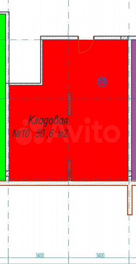Свободного назначения, 49.8 м²