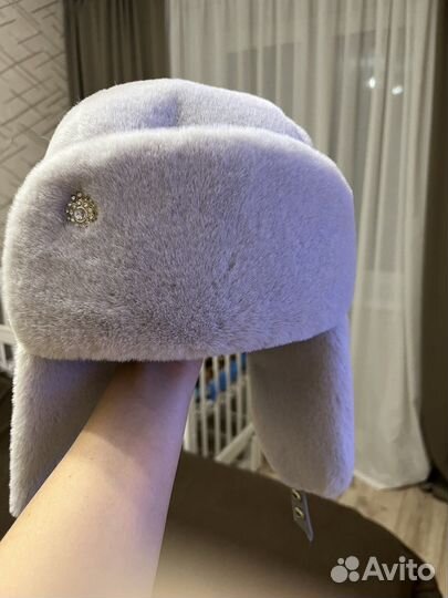 Шапка ушанка женская