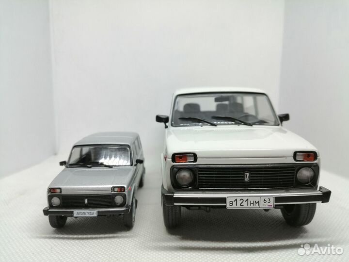 Модель ваз-2131 «Нива» 5-дверная в масштабе 1:24