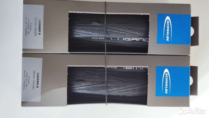 Покрышки schwalbe Lugano II 700*28, складные, пара