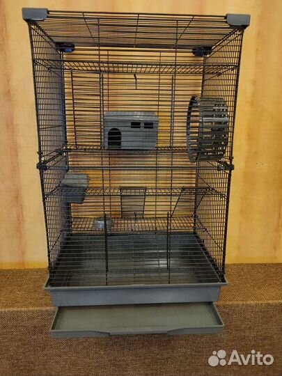 Переноска Клетка д/грызунов 4 этажа 42*30*h65см