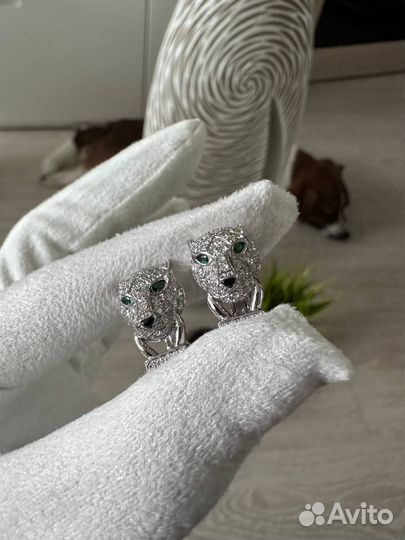 Серьги panthère DE cartier