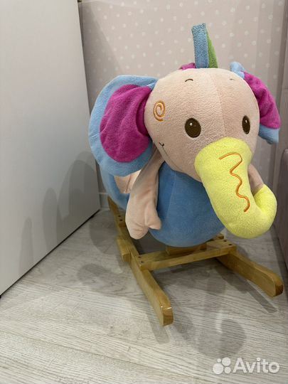 Детская качалка слоник