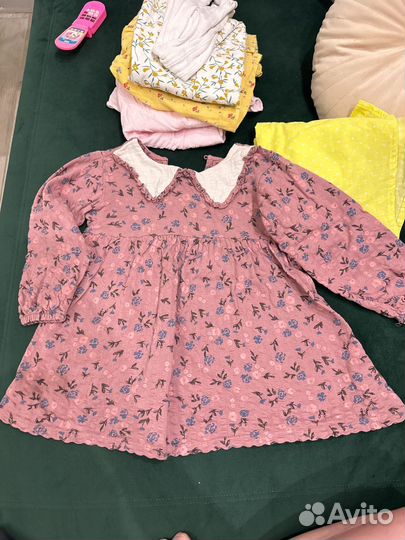 Пакет платьев 80/92 муслин /хлопок