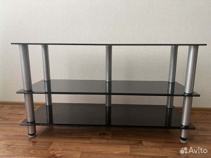 Стеклянная тумба под тв