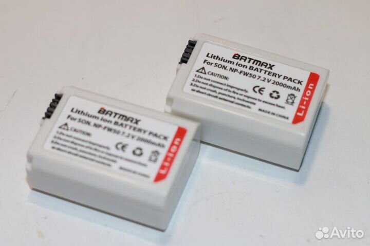 Аккумулятор для Sony Batmax NP-FW50