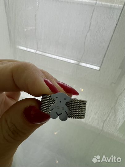 Кольцо tous мишка