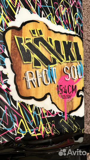 Сноуборд Volkl 154 cm + быстрые крепления