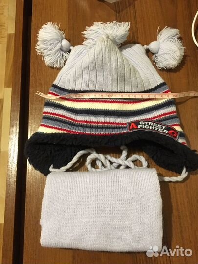 Комплект шапка и шарф