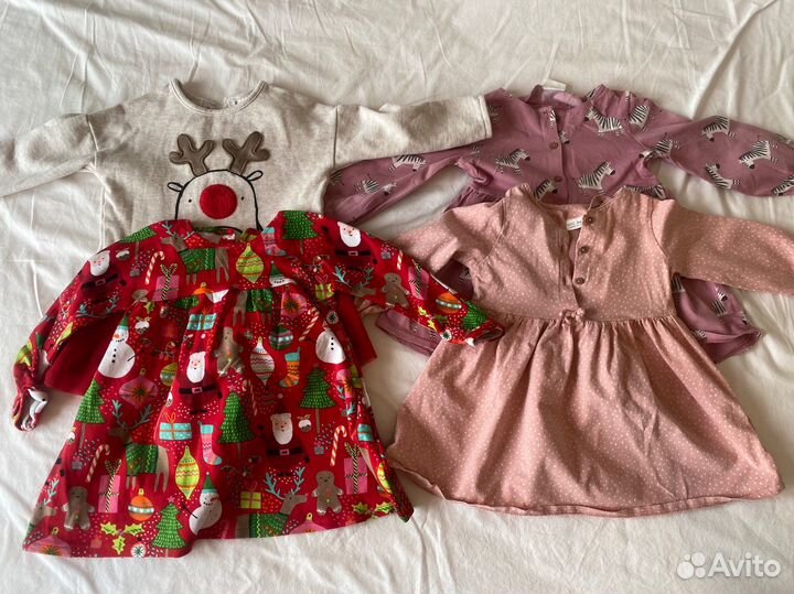 Пакет платьев для девочки 80 86