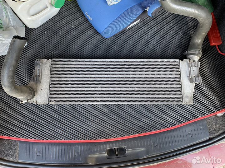 Радиатор интеркулера megane 2