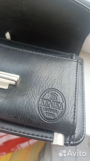 Барсетка мужская, кожа