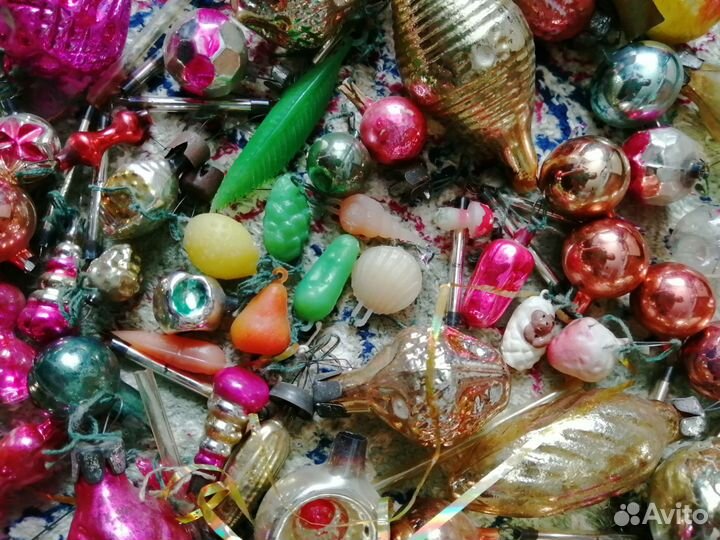 Елочные игрушки СССР Малютка т. д