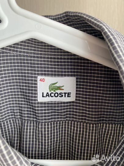 Рубашка мужская Lacoste оригинал размер L