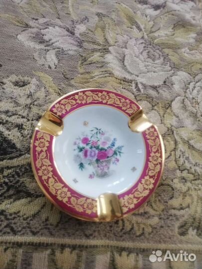 Пепельницы Limoges France,мунштук,табакерка