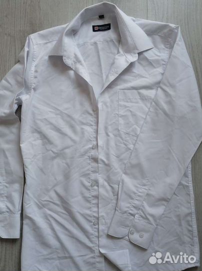 Рубашка школьная на мальчика 10-11 лет